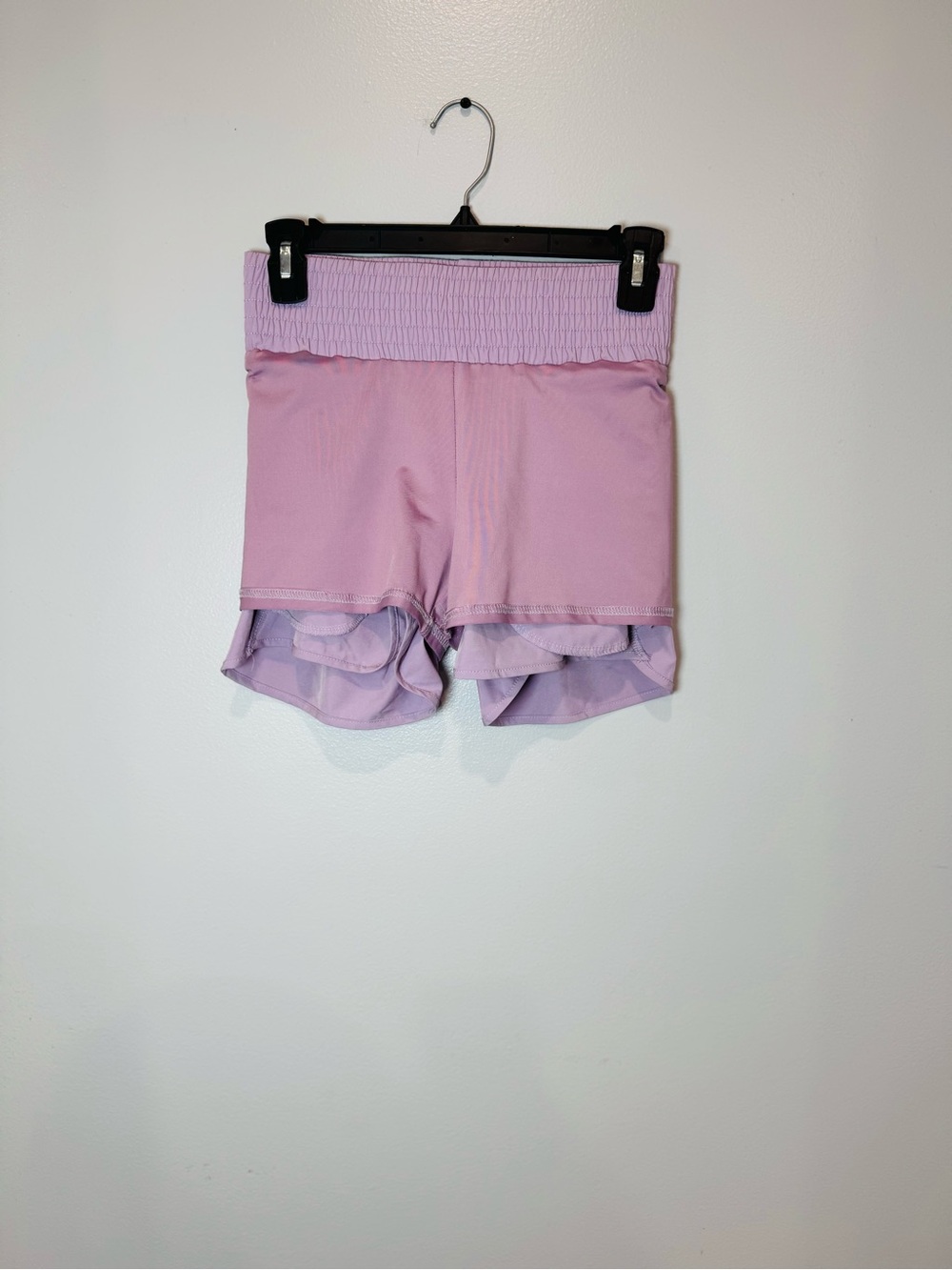Rosvigor Womens Athletic High Waisted Shorts Running Workout Gym XS Purple - Picture 10 of 11